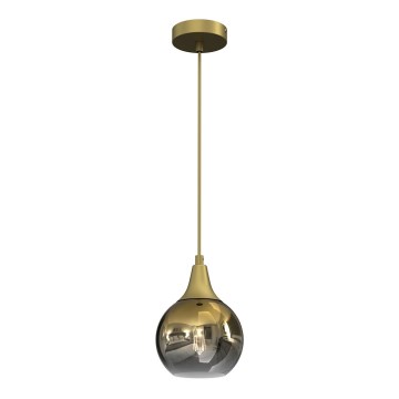 Hanglamp aan een koord MONTE 1xE27/60W/230V d. 15 cm goud