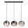 Hanglamp aan een koord MOONLIGHT 3xE27/15W/230V zwart/koper