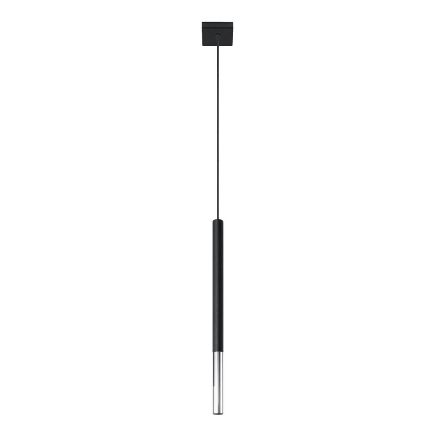 Hanglamp aan een koord MOSAIC 1xG9/12W/230V zwart/glanzend chroom