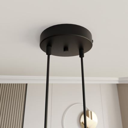 Hanglamp aan een koord MOTIF 2xE14/10W/230V goud