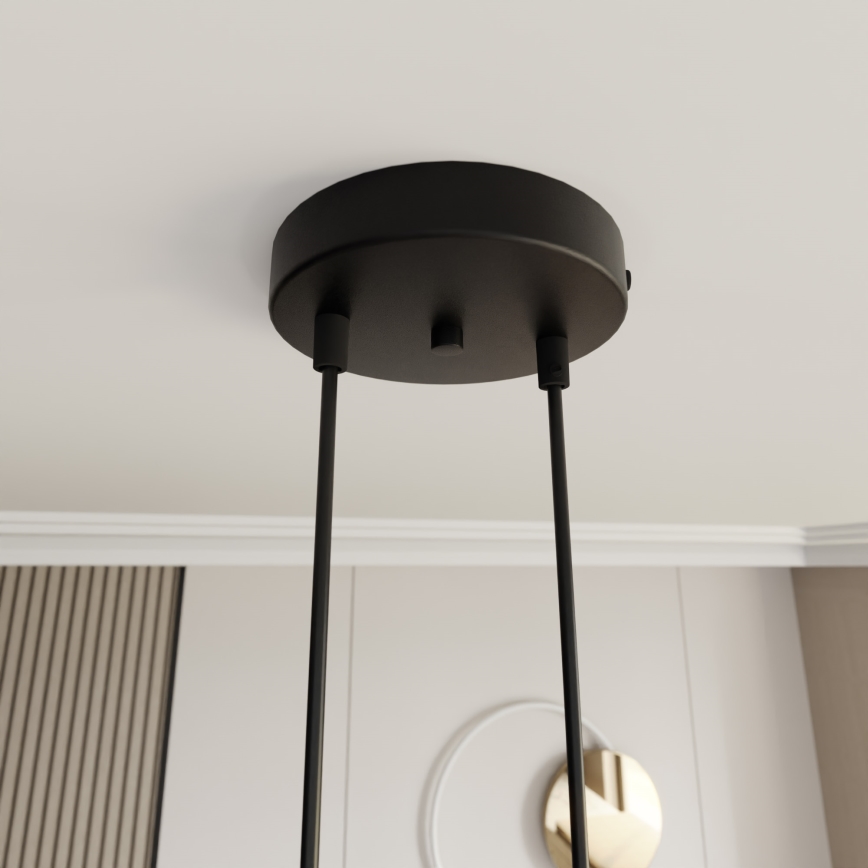 Hanglamp aan een koord MOTIF 2xE14/10W/230V goud