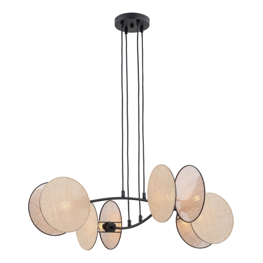 Hanglamp aan een koord MOTIF 4xE14/10W/230V beige