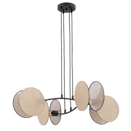 Hanglamp aan een koord MOTIF 4xE14/10W/230V beige