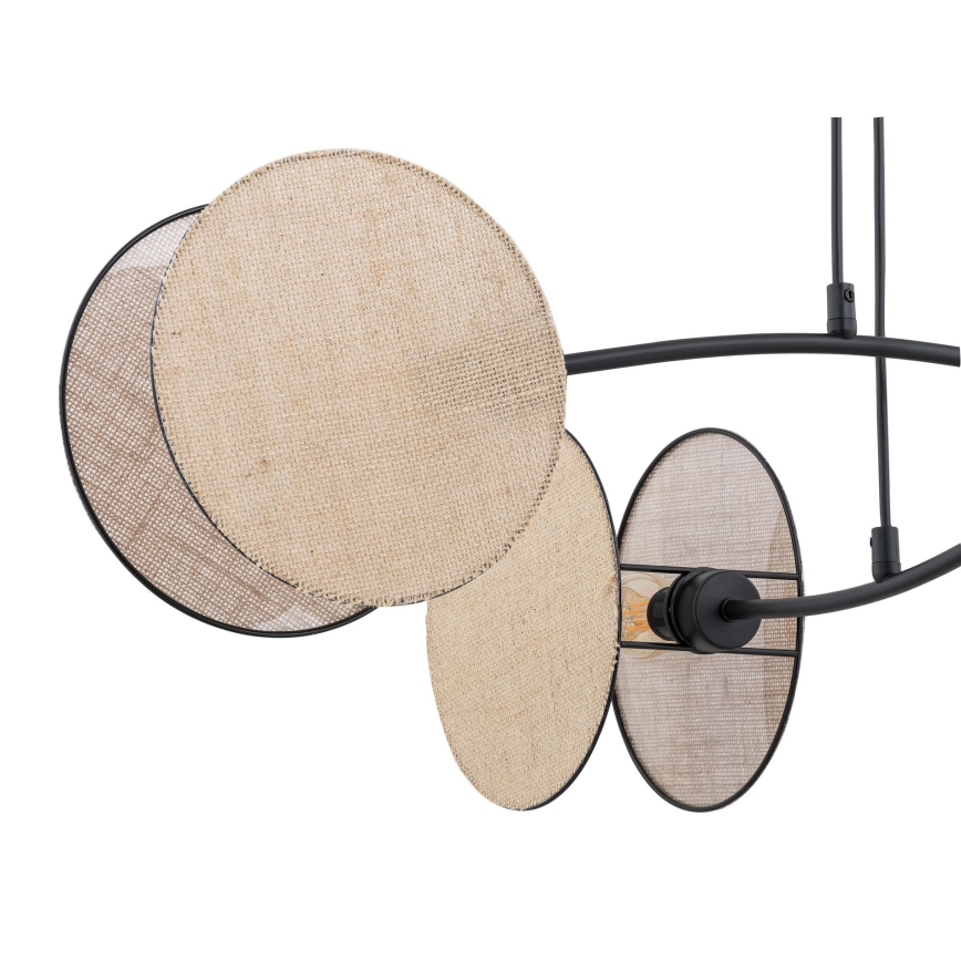 Hanglamp aan een koord MOTIF 4xE14/10W/230V beige