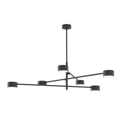 Hanglamp aan een koord NATSU 6xGX53/12W/230V zwart