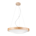 Hanglamp aan een koord NATURAL SLIM 3xE27/60W/230V ø 47 cm dennenboom