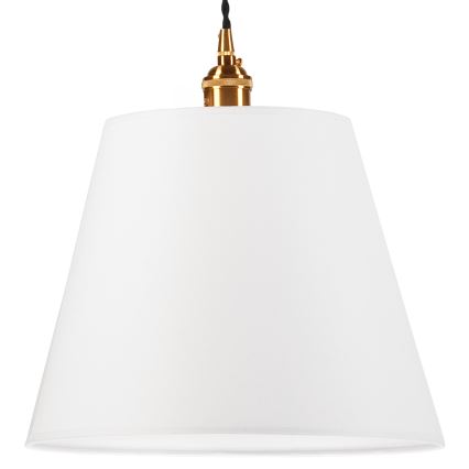 Hanglamp aan een koord NELLY 1xE27/60W/230V wit/koper