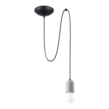 Hanglamp aan een koord NESO 1xE27/15W/230V spin beton