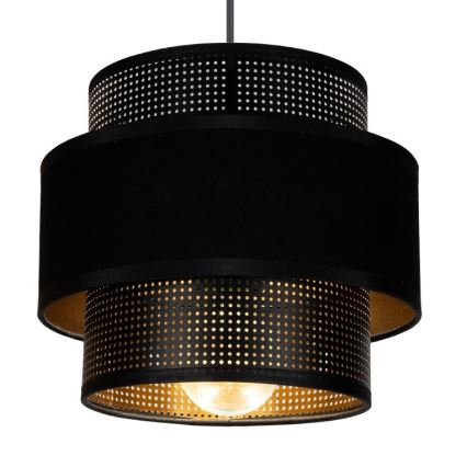 Hanglamp aan een koord NESS 2xE27/60W/230V zwart