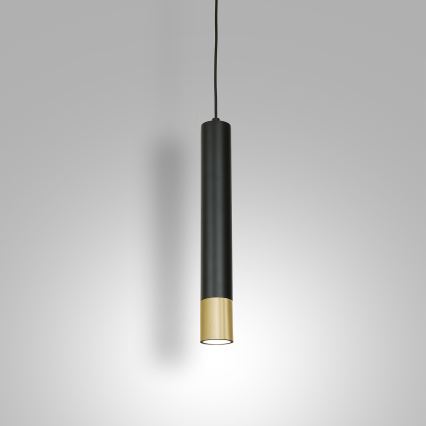Hanglamp aan een koord NEST 1xGU10/8W/230V zwart/goud