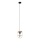 Hanglamp aan een koord NETUNO 1xE27/60W/230V eiken