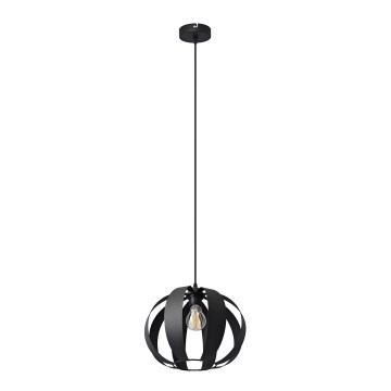 Hanglamp aan een koord NEWTON 1xE27/15W/230V zwart
