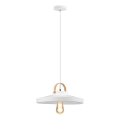 Hanglamp aan een koord NEXT 1xE27/60W/230V wit