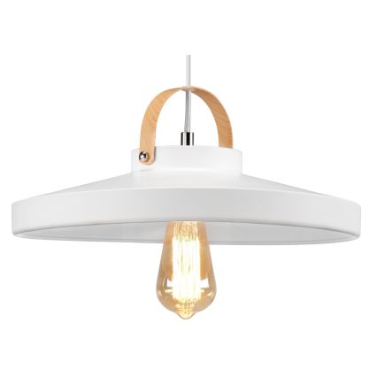 Hanglamp aan een koord NEXT 1xE27/60W/230V wit
