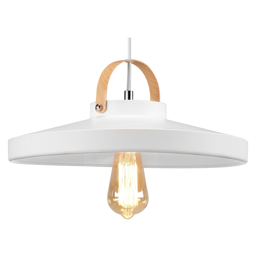 Hanglamp aan een koord NEXT 1xE27/60W/230V wit