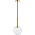 Hanglamp aan een koord NIKO 1xG9/9W/230V diameter 20 cm goud