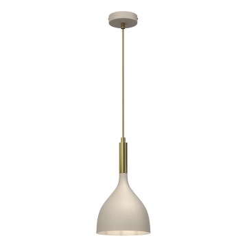 Hanglamp aan een koord NOAK 1xE27/15W/230V beige/goud