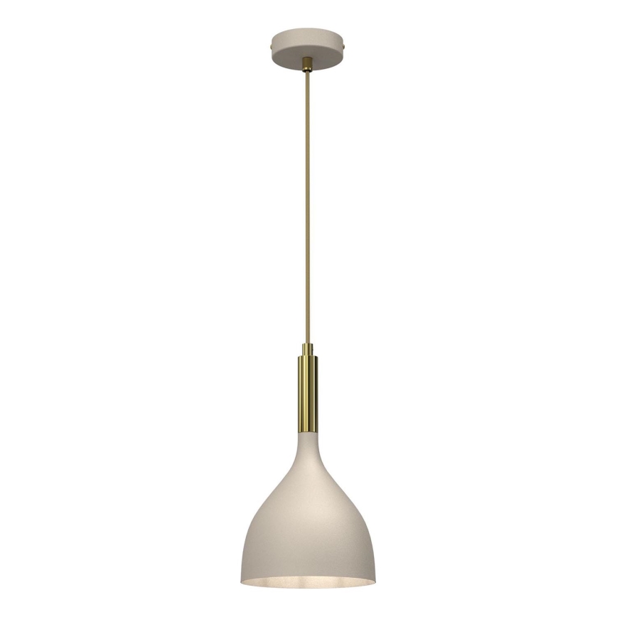 Hanglamp aan een koord NOAK 1xE27/15W/230V beige/goud