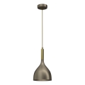 Hanglamp aan een koord NOAK 1xE27/15W/230V messing/goud