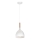 Hanglamp aan een koord NOAK WOOD 1xE27/15W/230V wit/beuken