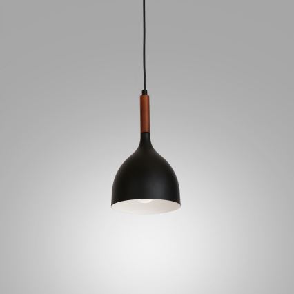 Hanglamp aan een koord NOAK WOOD 1xE27/60W/230V