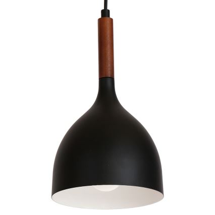 Hanglamp aan een koord NOAK WOOD 1xE27/60W/230V