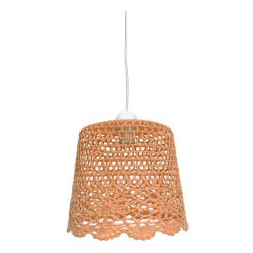 Hanglamp aan een koord NONNA 1xE27/60W/230V oranje