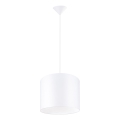 Hanglamp aan een koord NOVA 1xE27/15W/230V diameter 30 cm wit