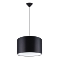 Hanglamp aan een koord NOVA 1xE27/15W/230V diameter 40 cm zwart