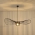 Hanglamp aan een koord OGGI 1xE27/40W/230V diameter 100 cm zwart