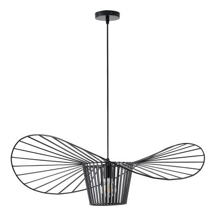 Hanglamp aan een koord OGGI 1xE27/40W/230V diameter 80 cm zwart