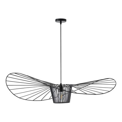 Hanglamp aan een koord OGGI 1xE27/40W/230V diameter 100 cm zwart