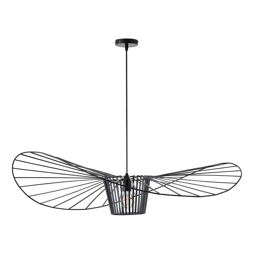 Hanglamp aan een koord OGGI 1xE27/40W/230V diameter 100 cm zwart