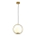 Hanglamp aan een koord ORBA 1xE27/15W/230V messing