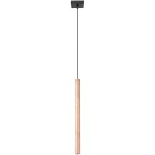 Hanglamp aan een koord PASTELO 1xG9/8W/230V beuken