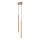 Hanglamp aan een koord PASTELO 2xG9/8W/230V goud