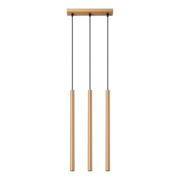 Hanglamp aan een koord PASTELO 3xG9/8W/230V goud