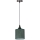 Hanglamp aan een koord PATTI 1xE27/60W/230V diameter 15 cm groen