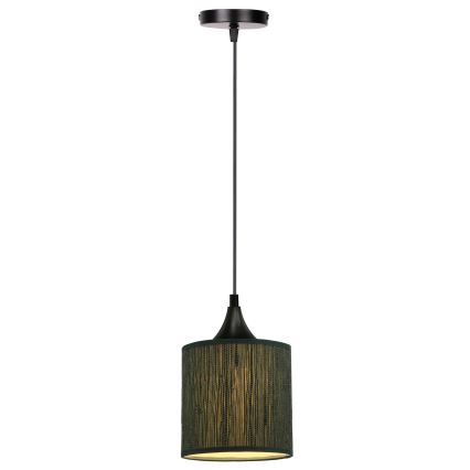 Hanglamp aan een koord PATTI 1xE27/60W/230V diameter 15 cm groen