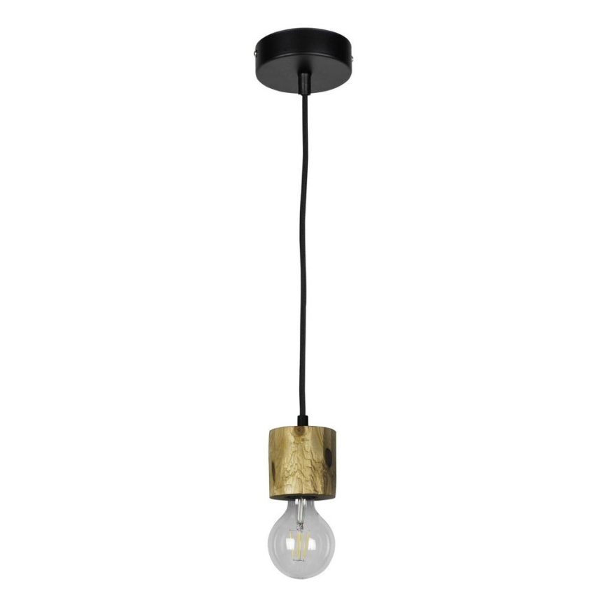 Hanglamp aan een koord PINO 1xE27/60W/230V grenen