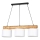 Hanglamp aan een koord PINO MIX 3xE27/40W/230V grenen