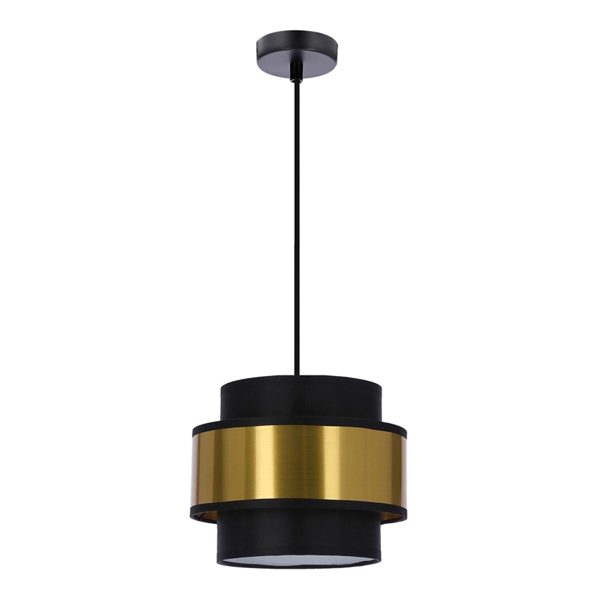 Hanglamp aan een koord PRESTIGE 1xE27/40W/230V goud/zwart