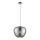 Hanglamp aan een koord RAIN 1xE27/11W/230V zilver