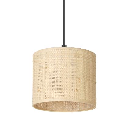 Hanglamp aan een koord RATTAN 3xE27/60W/230V rotan