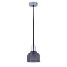 Hanglamp aan een koord REFLECT 1xE27/15W/230V grijs/glanzend chroom