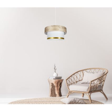 Hanglamp aan een koord RESSA 1xE27/60W/230V goud