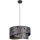 Hanglamp aan een koord REZO 1xE27/60W/230V grijs