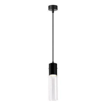 Hanglamp aan een koord RICKY 1xGU10/10W/230V zwart