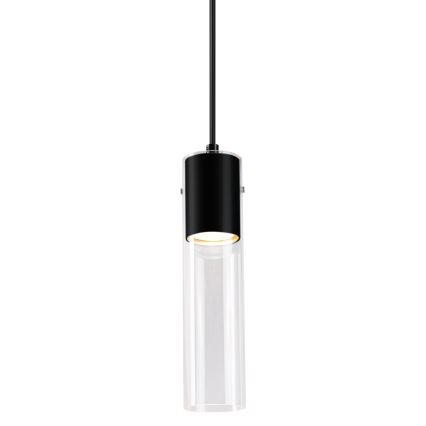Hanglamp aan een koord RICKY 1xGU10/10W/230V zwart