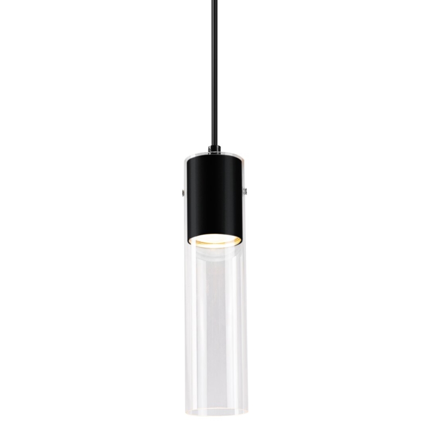 Hanglamp aan een koord RICKY 1xGU10/10W/230V zwart